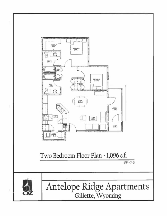 2BR/2BA - Antelope Ridge Apartments (Income Restricted)