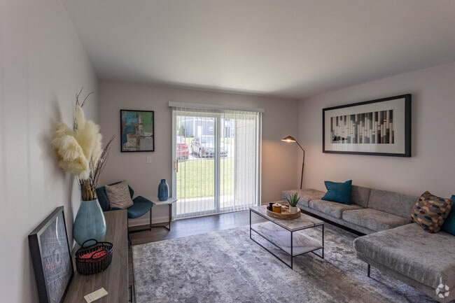 2BR, 1.5BA - The Opry - 1,100SF - Living Room - Meridian at Hermitage