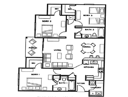 Planta - Crosswinds Apartments