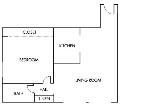 1HAB/1BA - The Greencliff Apartments