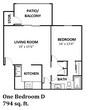 One Bedroom D