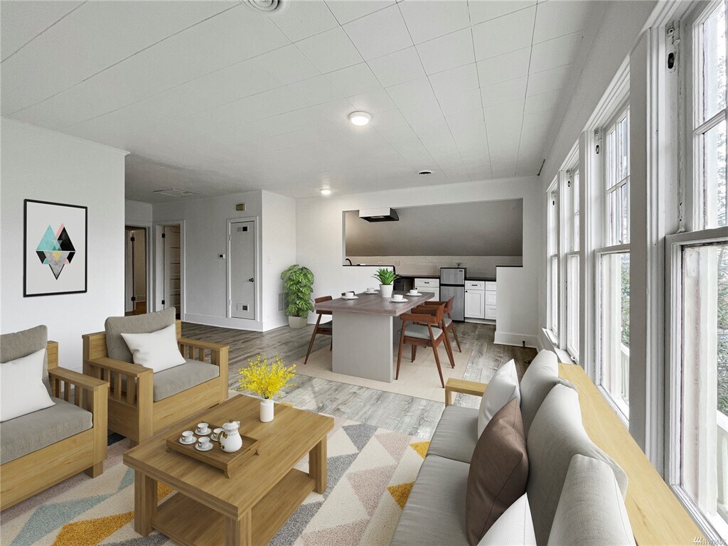 Sala de estar mirando al sur - 5816 17th Ave NW