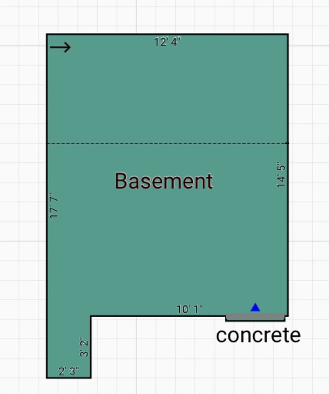 This is what I refer to as the rec room. Some tenants use it as an extra bedroom. - 5350 Kincaid St