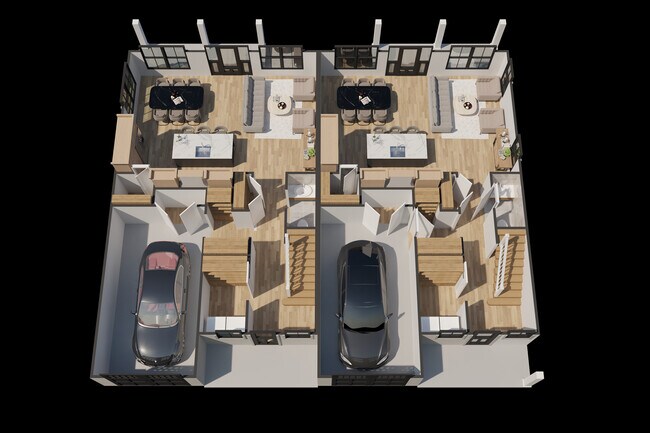 Plano del primer piso de la casa adosada - Vine Betton