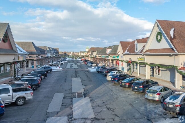 Residents enjoy shopping at the outlets.