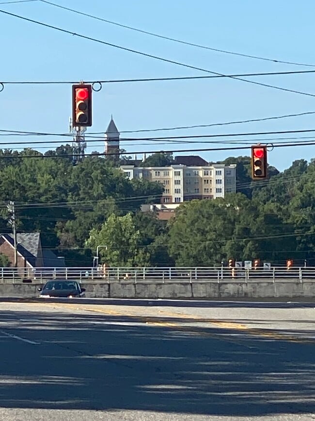 About a mile away from campus - 806 College Ave