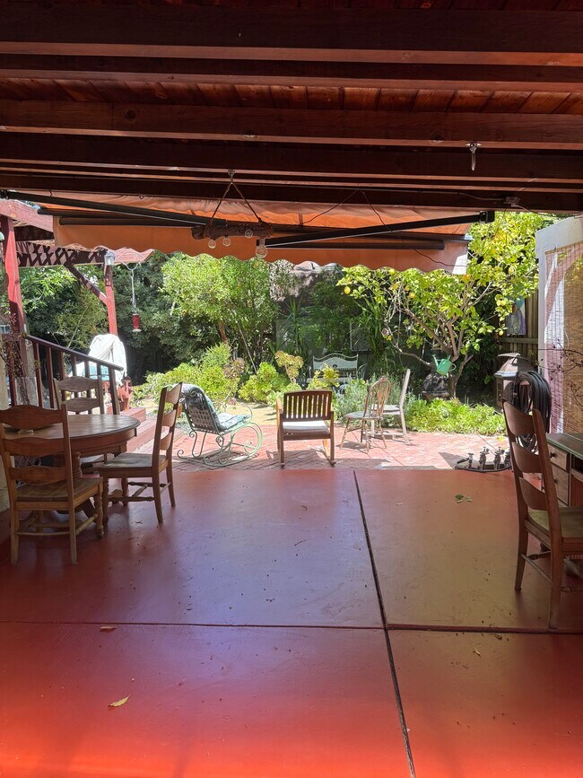 Looking out to shared yard - 21313 San Miguel St