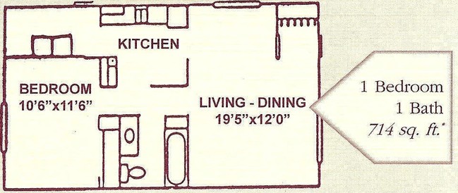 1HAB/1BA - Village Townhouses Cooperative