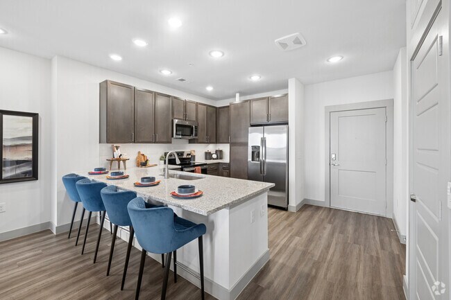 B1 2BR, 2BA - 1,094SF - Kitchen - The Harper