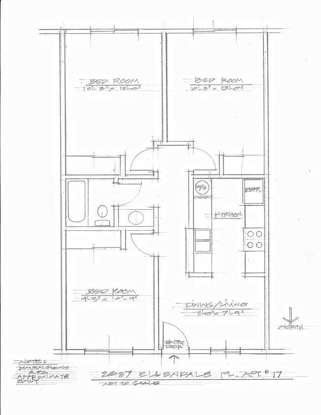 2637 Ellendale Pl Unit 17, Los Angeles, CA 90007 Room for Rent in Los