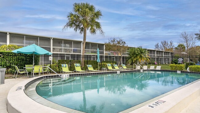 Resort-style Swimming Pool and Deck - Waterchase Apartments