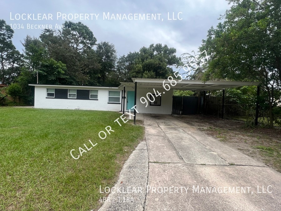 1034 Beckner Ave, Jacksonville, FL 32218 House Rental in Jacksonville