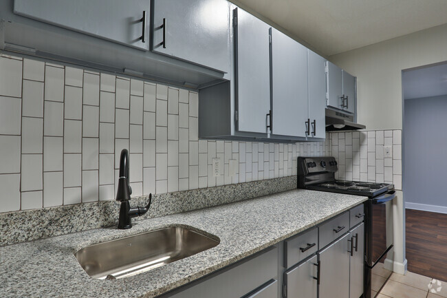 Cocina del estudio - Magnolia Ridge Apartments