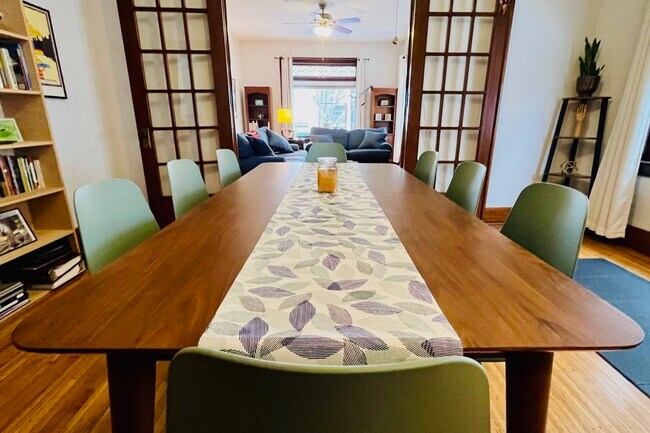 Looking into the living room, toward the porch. - 33 Cornell Street