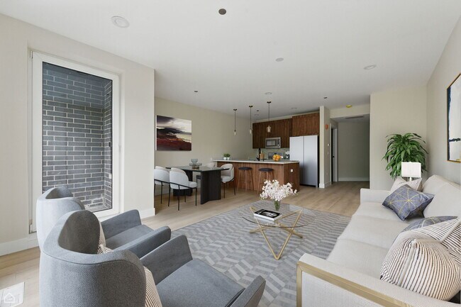 Unidad 201 - Renderizado - Sala/Cocina - ILUX