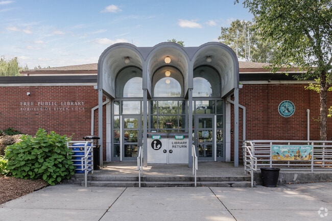 The Free Public Library in River Edge, NJ, is a well-loved fixture in the community.