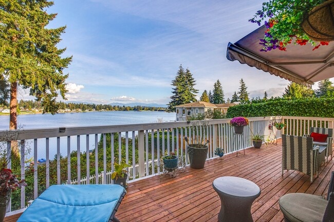 Big Patio with view and outdoor furniture - 26332 135th Ave SE