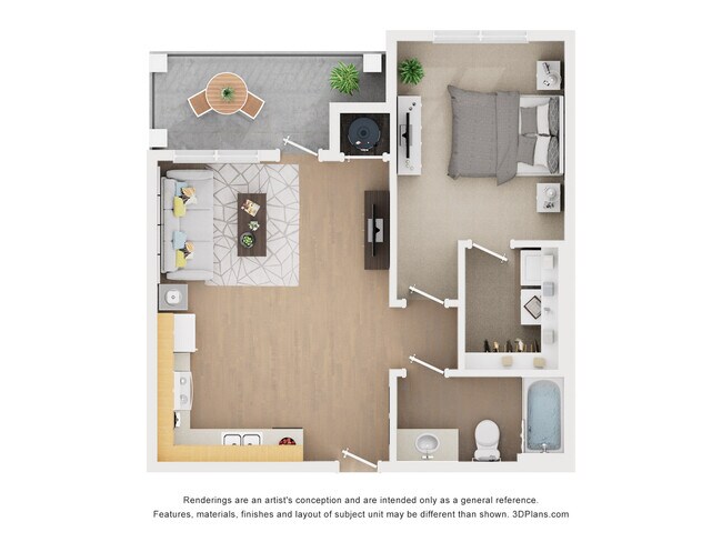 Plano de planta - Franklin Flats