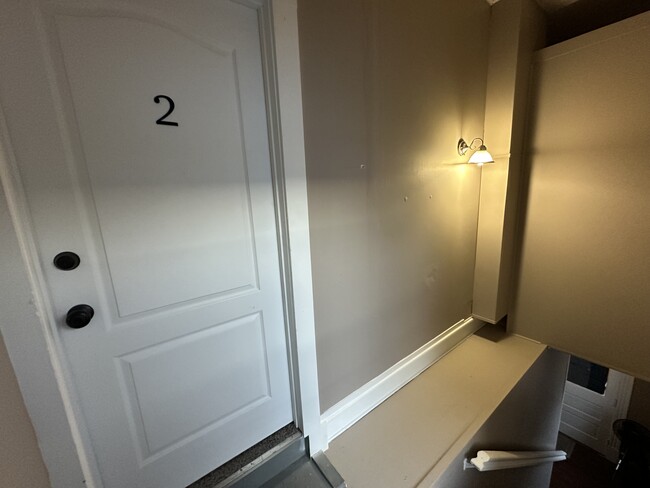 Locking entry door to unit from stairs - 229 S B St