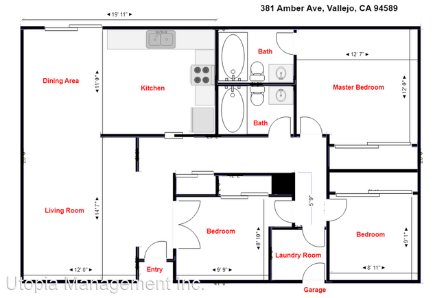 Building Photo - 3 br, 2 bath House - 381 Amber Ave
