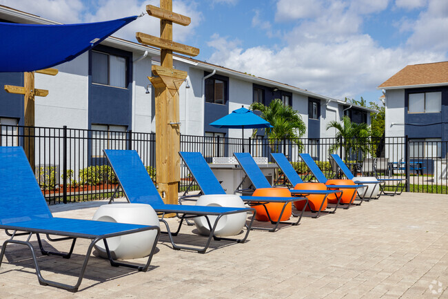 Pool Lounge Chairs - Topaz Village