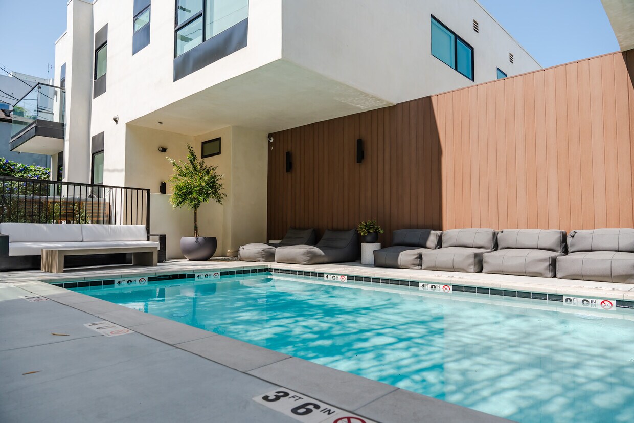 Sparkling new pool - The Madison