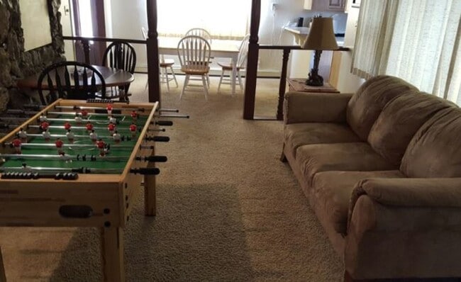 Building Photo - Unique open design,wood beams in all rooms-Very cheery and cozy. Newly remodeled, and newly furni...