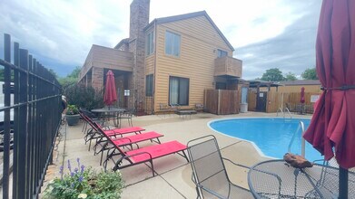 Looking at the Top Floor Condo from Pool - 3440 S Delaware Ave