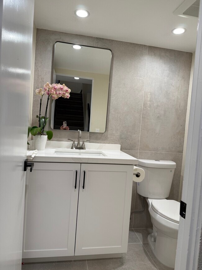 Brand new powder room on main level - 22271 Erwin St