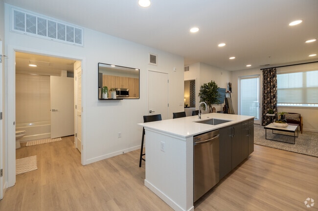 1HAB, 1BA - 833 ft² - Cocina - Sabine