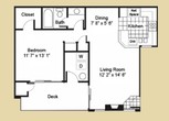 1 Bed 1 Bath A