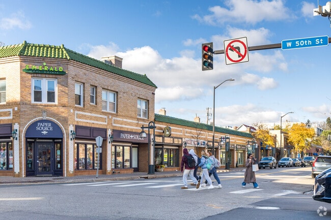 Edina residents shop at the 175 stores and boutiques at 50th & France.