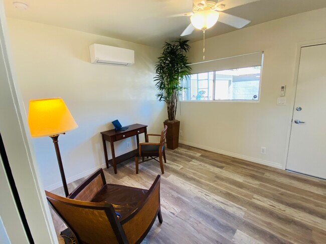 Each room has a ceiling fan and mini-split AC/heat vent. - 544 Cypress Ave