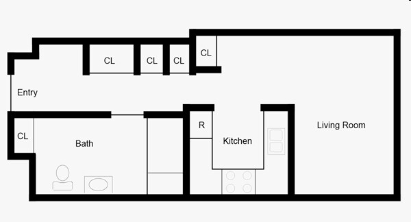 Plano de planta - Norwich Senior Housing