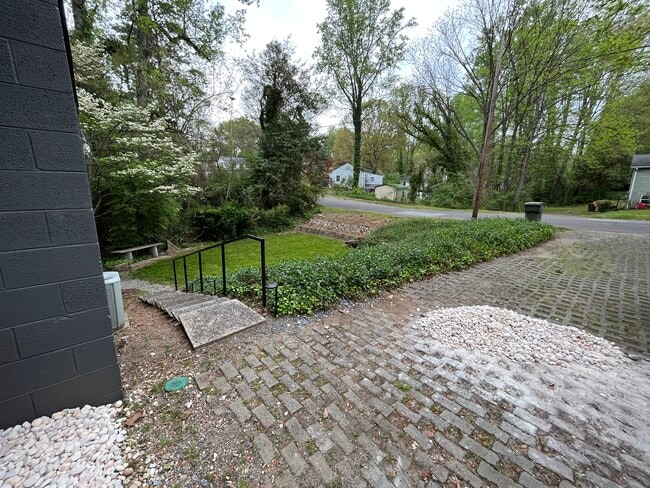 Stairs down to apartment - 1308 Revere Rd