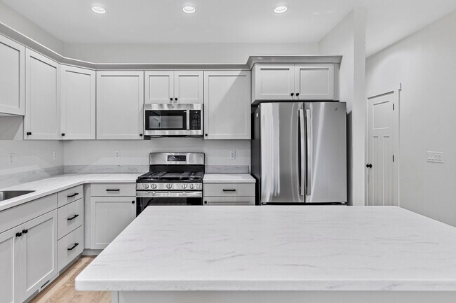 Custom cabinets with solid surface counter tops - 642 S 100 W