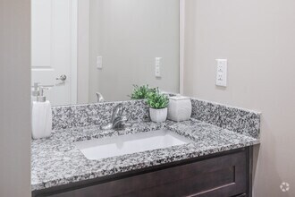 The Calhoun - 2BR, 2BA - 1,057SF - Primary Bathroom Vanity - Palmetto Exchange