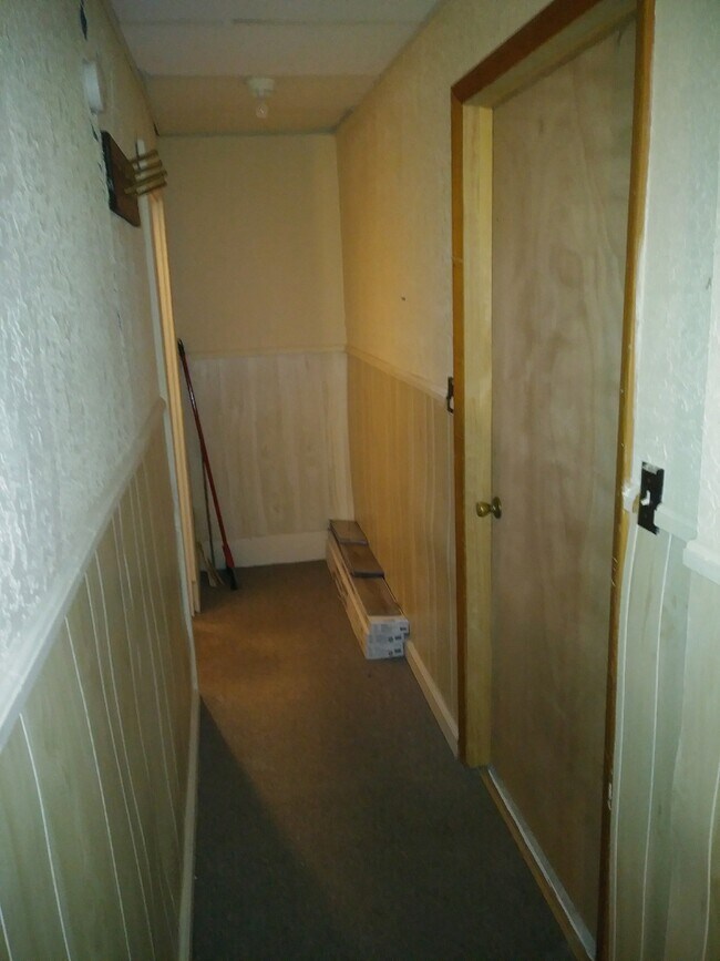 Pasillo al sótano. No es compartido, solo para el apartamento de abajo. El piso de arriba tiene su propia lavandería. - 663 court st