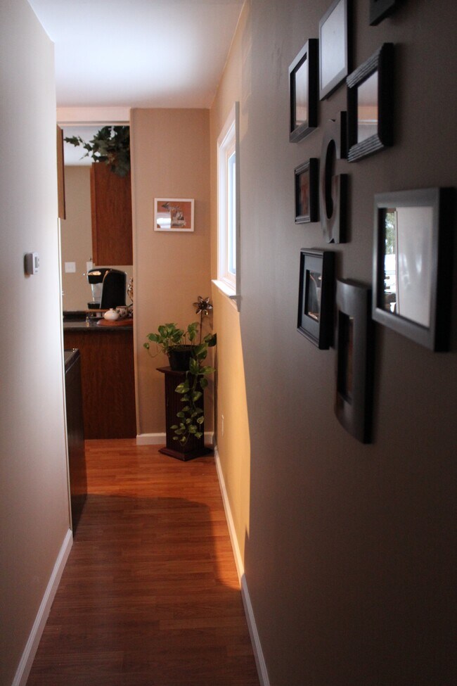 Hallway from living room to kitchen - 9670 Nestoria Street