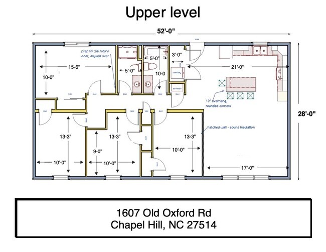 1607 Old Oxford Rd, Chapel Hill, NC 27514 House Rental in Chapel Hill