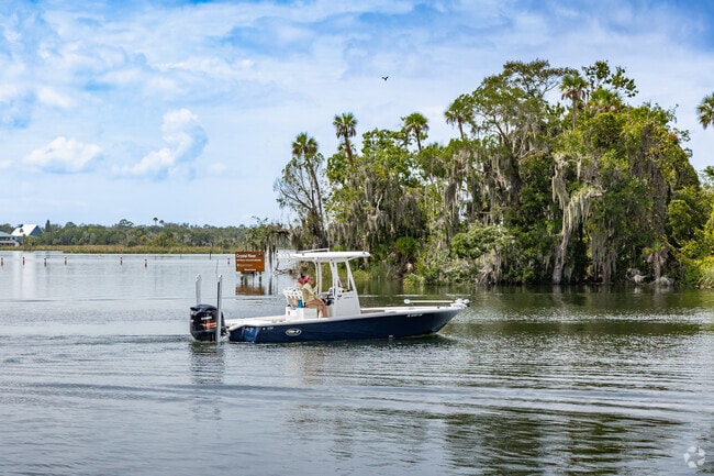 Take the boat to Downtown Crystal River.