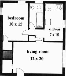 1BR/1BA - The Jordan