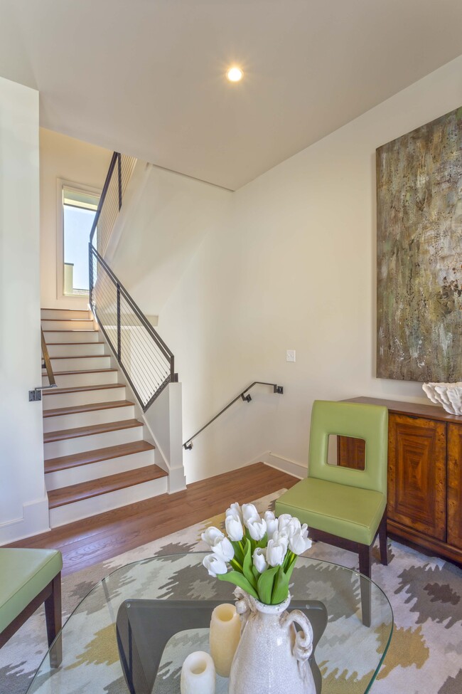 Contemporary Stairs - The Academy Luxury Apartments and Townhomes