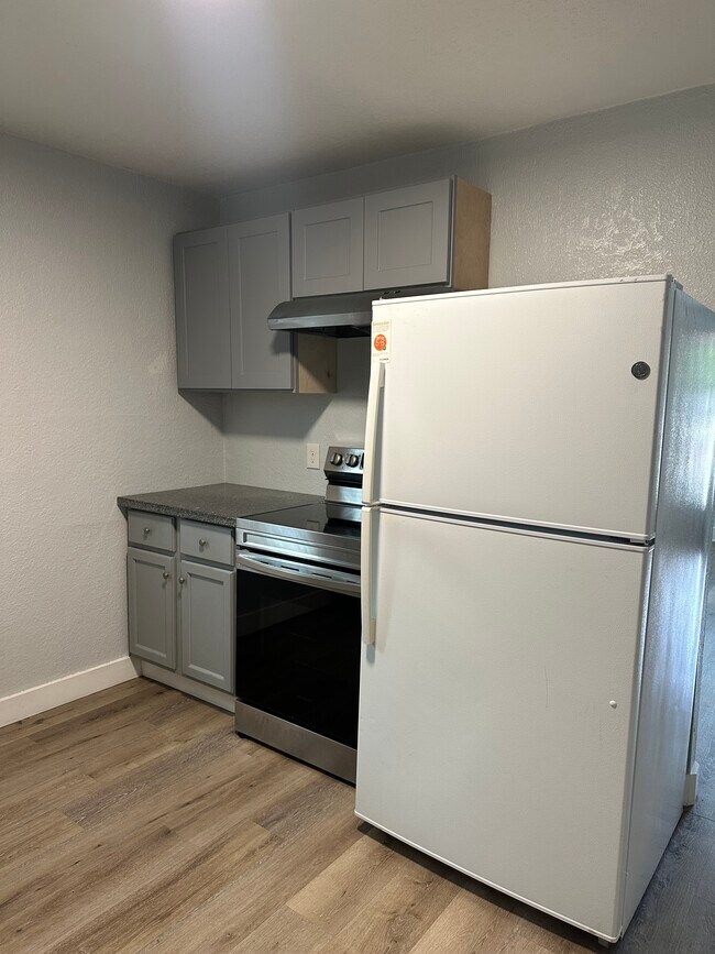 Kitchen. Stove/ oven & fridge - 3124 San Jose Way