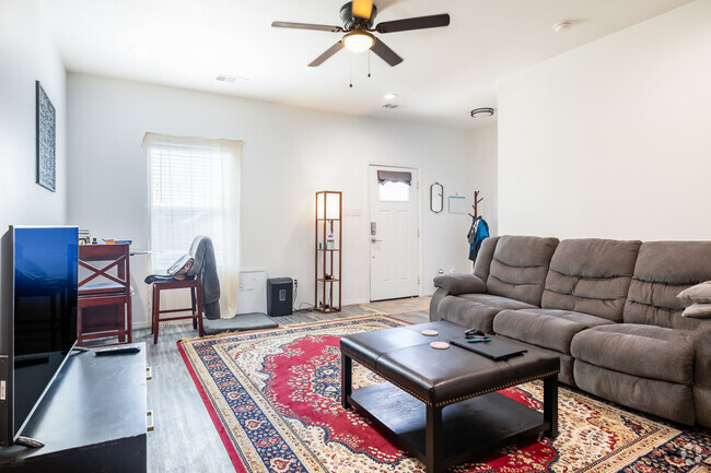 Inside Common Living Room Area - 7th Street Townhomes