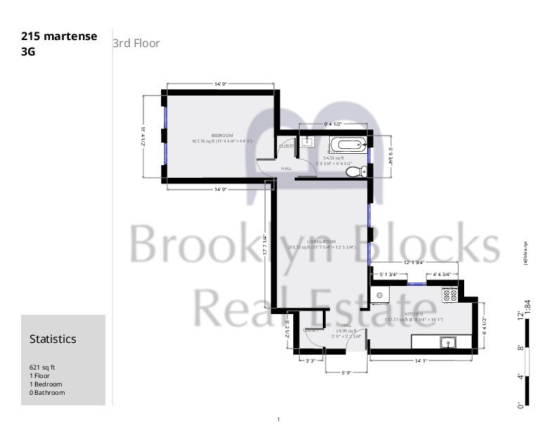 Floorplan - 215 Martense St