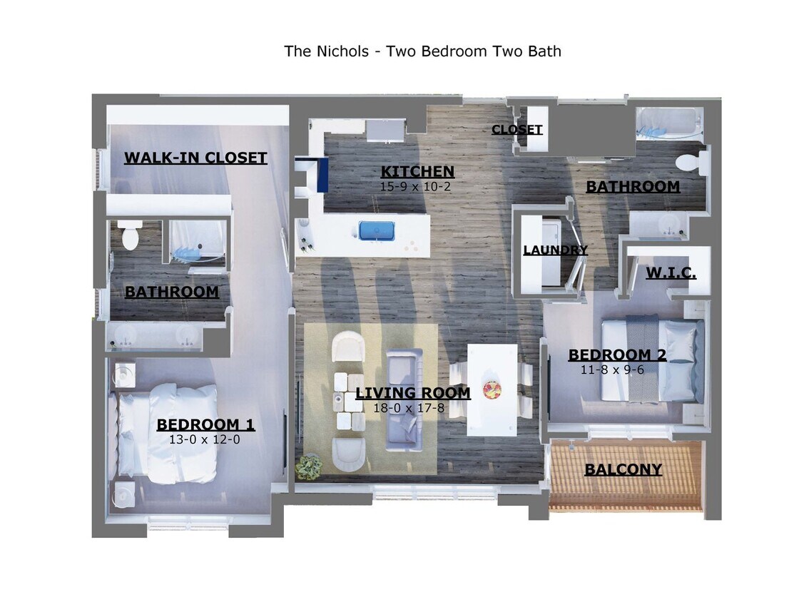 Primary Photo - The Nichols - Two Bedroom Two Bath