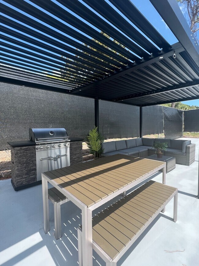 Nueva zona de cocina al aire libre - Nordica Landing
