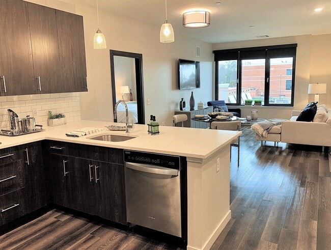 2 BD, 2 BA-Kitchen/Living Area - 2000 Pennsylvania Avenue, LLC