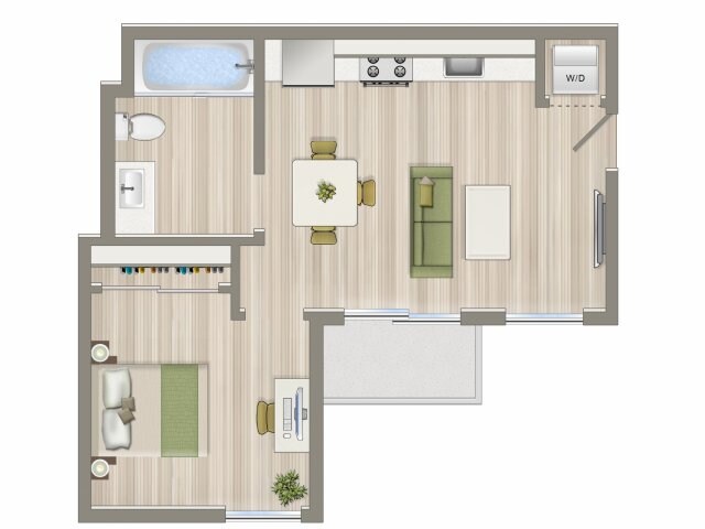 1b1b-q, 570 sq, 1x1 - Fiona